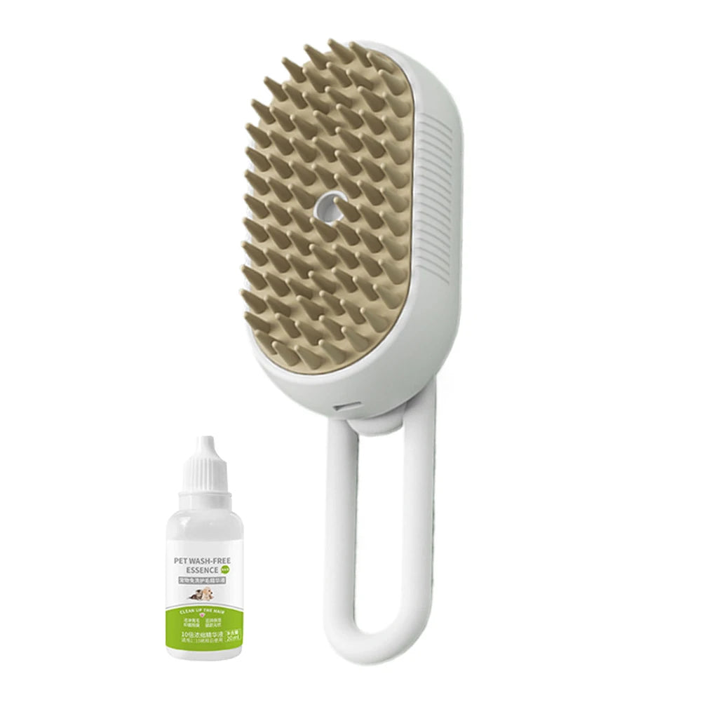 PurrSteam 3-in-1 Stoomborstel voor Katten & Honde