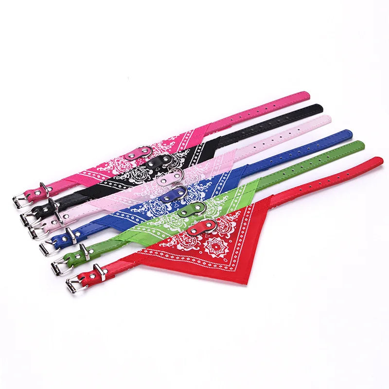STYLPET PU Halsband met Sjaaltje