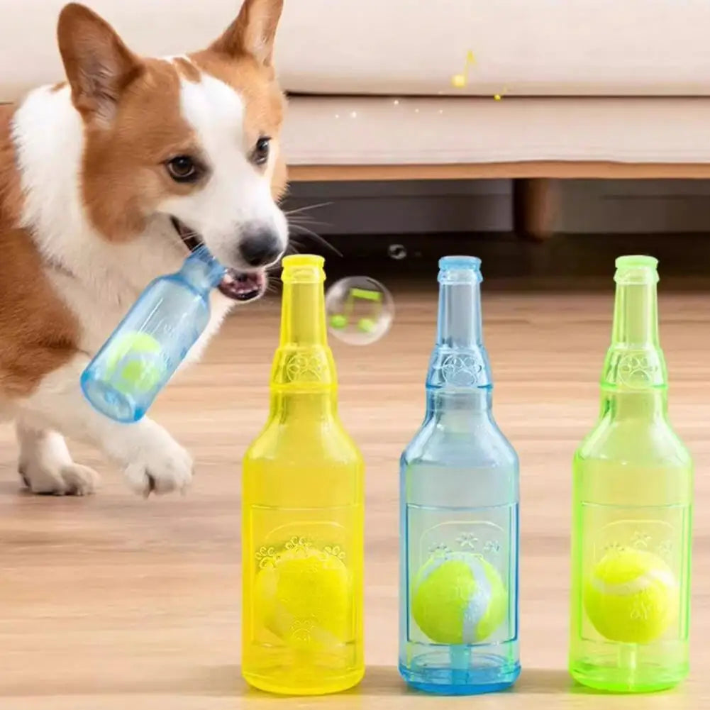 SnackBuddy Hondenspeeltje met Waterfles & Snackdispenser