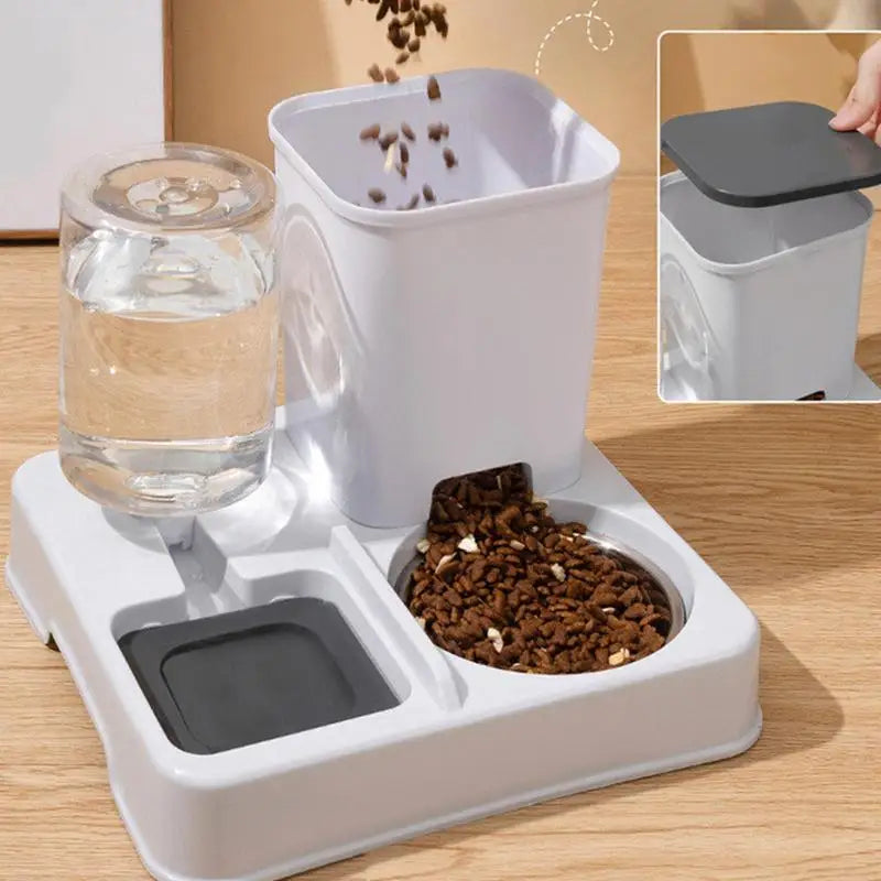 Automatische Kattenvoeder en Drinkfontein