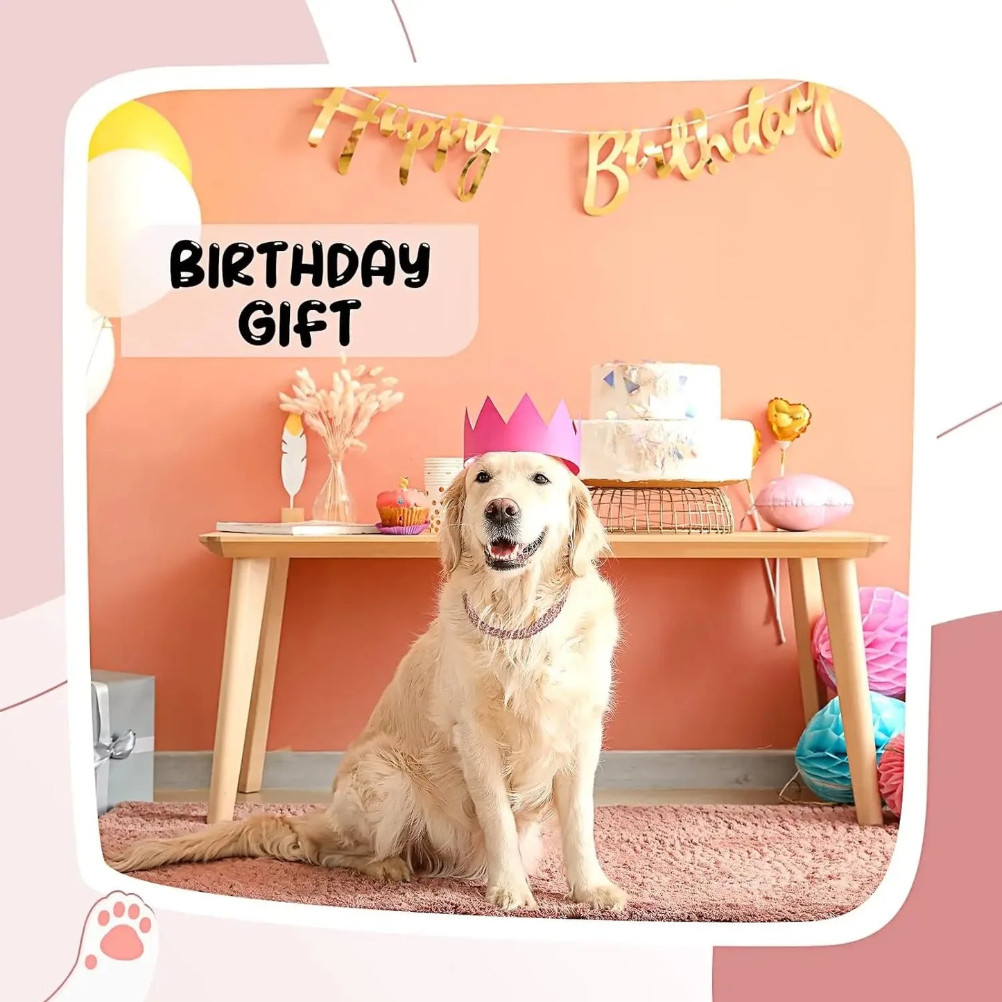 GlamPaw Diamond Cuban Link Halsband