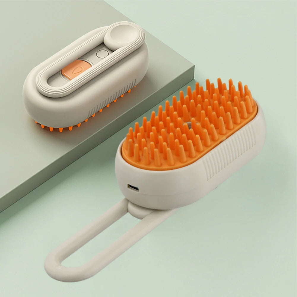 PurrSteam 3-in-1 Stoomborstel voor Katten & Honde