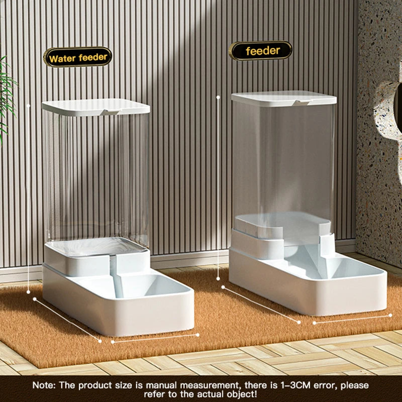 Automatische voer- en waterdispenser kat – BPA-vrij kunststof 3,8L