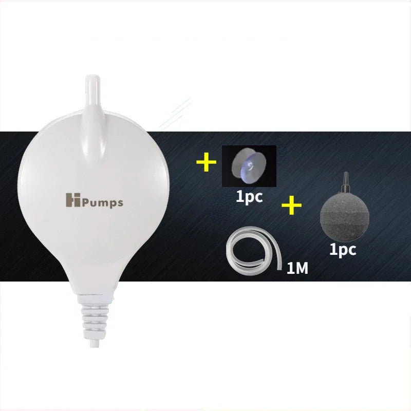 Aquarium zuurstofpomp – ultrastil, compact – 110–240V kunststof