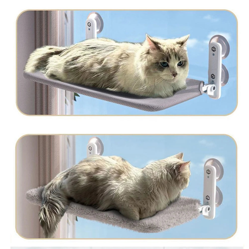 Ademende kattenhangmat