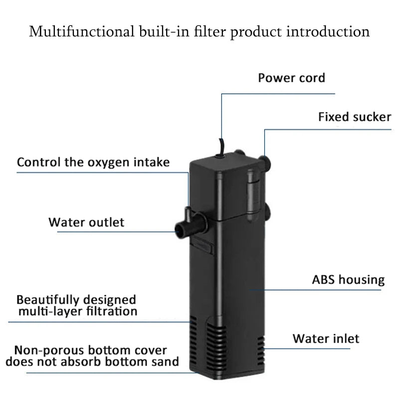 3W dompelpomp voor aquariums