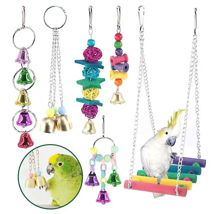 Hangende hangmat vogel speelgoed