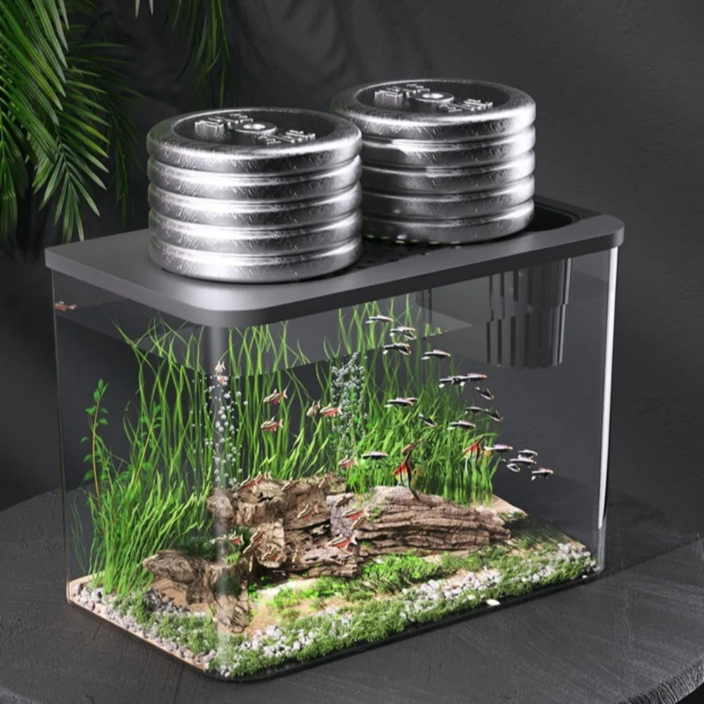AquaView PET+ABS Aquarium met Deksel