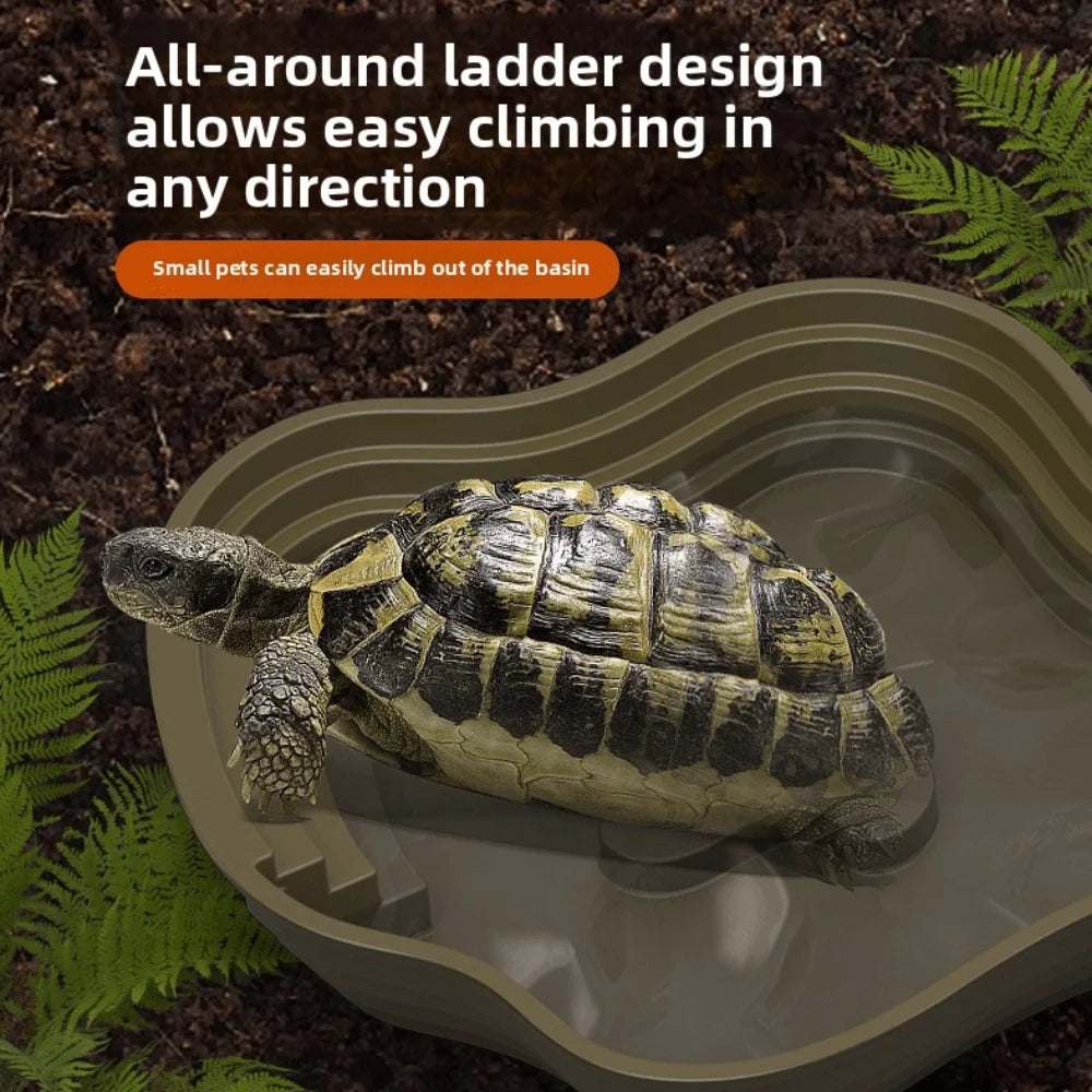 AquaStep Dubbelzijdige Schildpad Water- & Voerbak