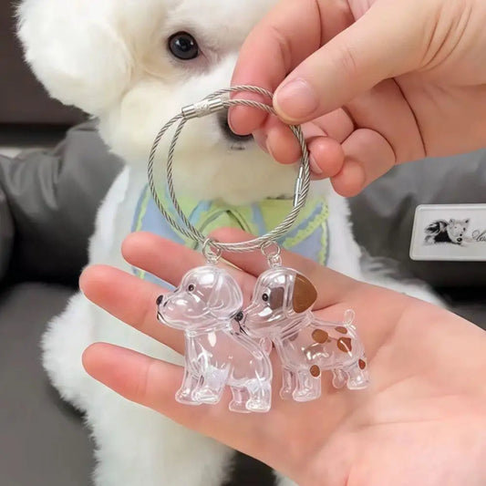 MemoriPaw Honden Haar Bewaar Sleutelhanger