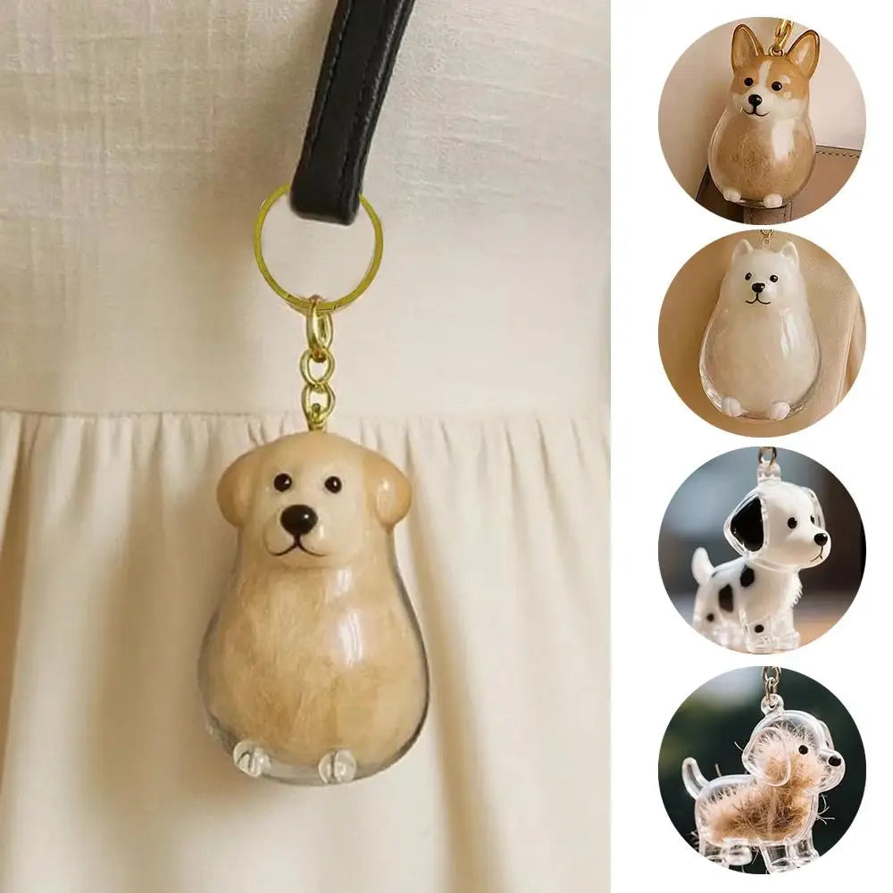 MemoriPaw Honden Haar Bewaar Sleutelhanger