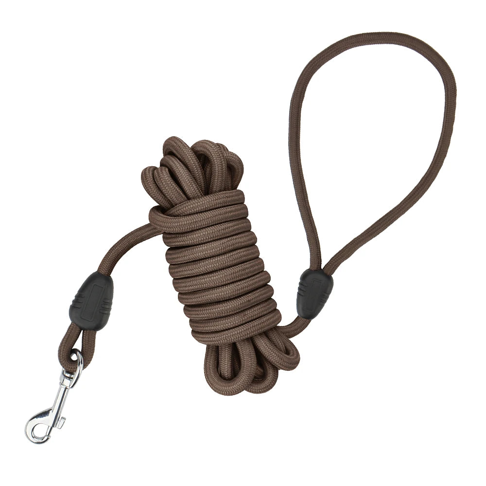 Lange Hondenriem 5M/10M van Polyester – Schuim Handvat, Meerkleurig