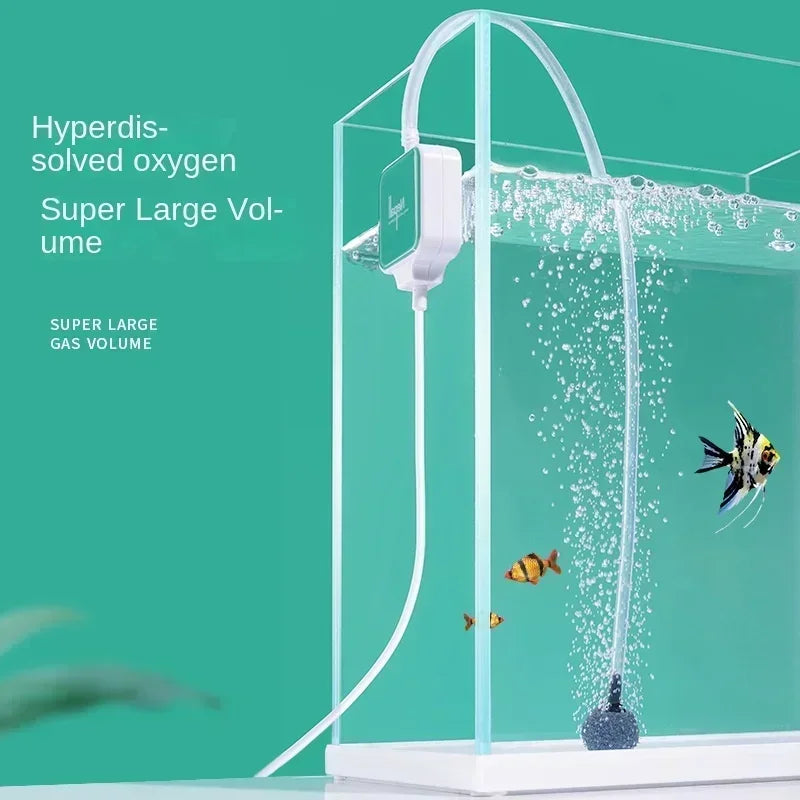 Aquarium zuurstofpomp – ultrastil, compact – 110–240V kunststof