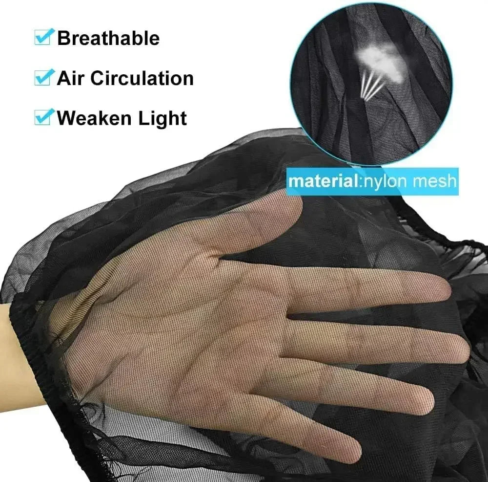 Rekbaar zaadvangnet vogelkooi – ademend mesh