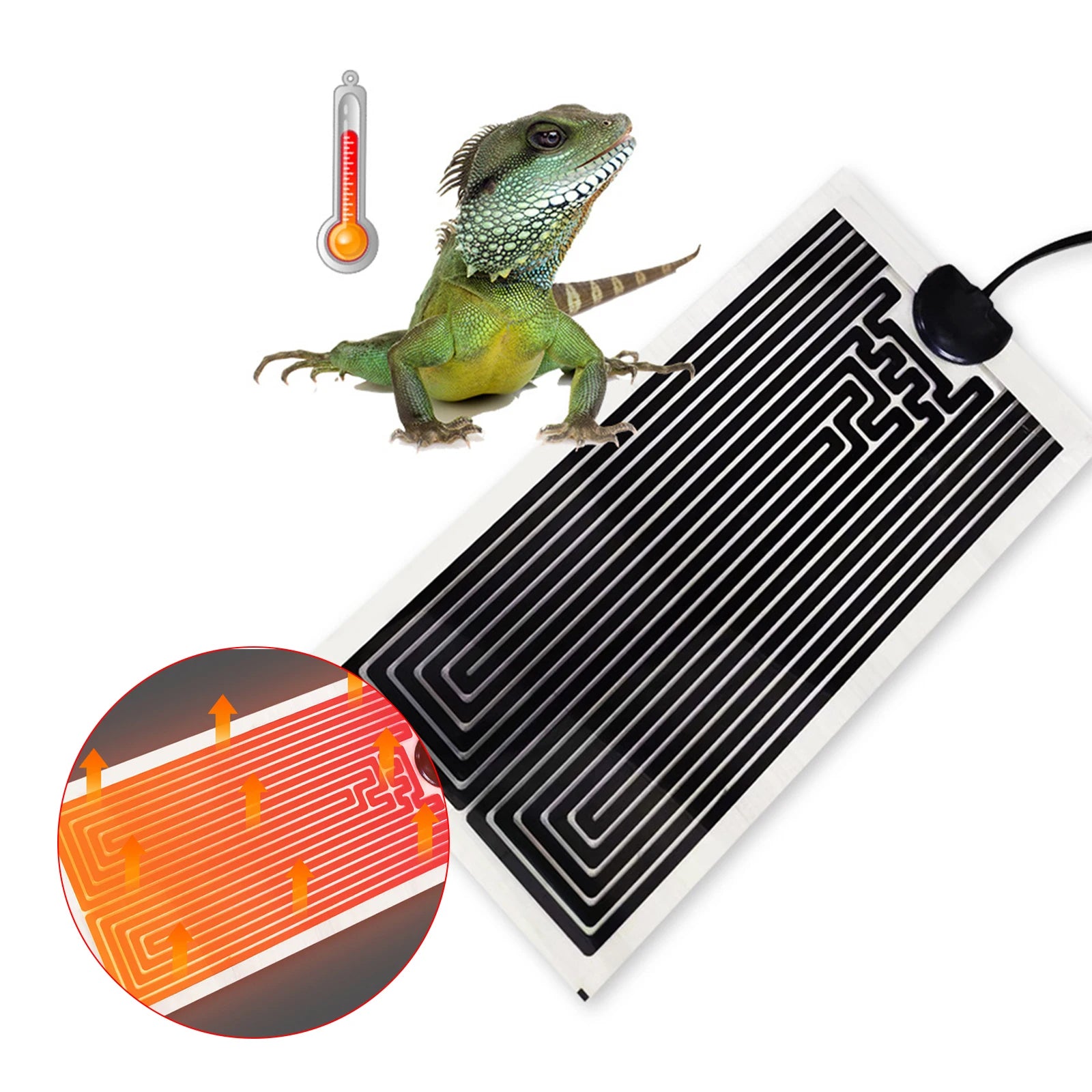 Verwarmingsmat met regelbare temperatuur