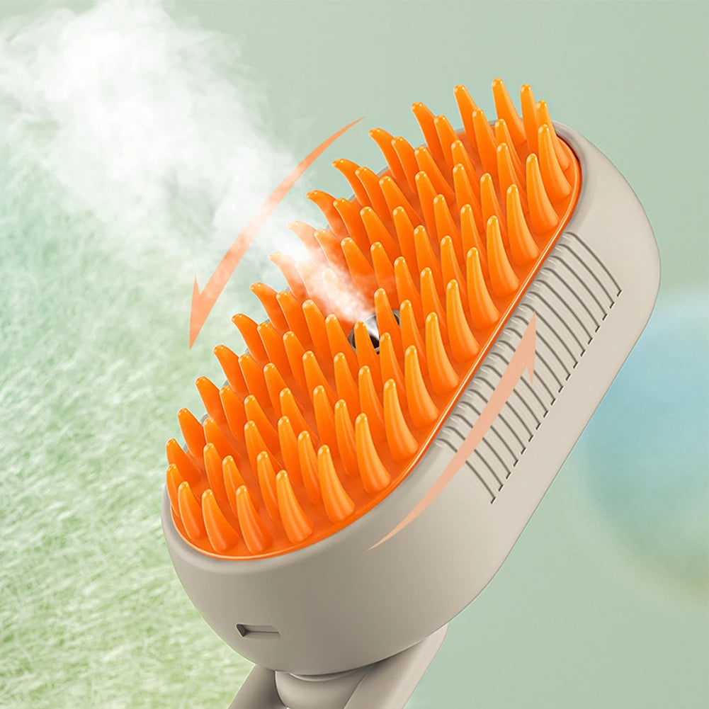 PurrSteam 3-in-1 Stoomborstel voor Katten & Honde