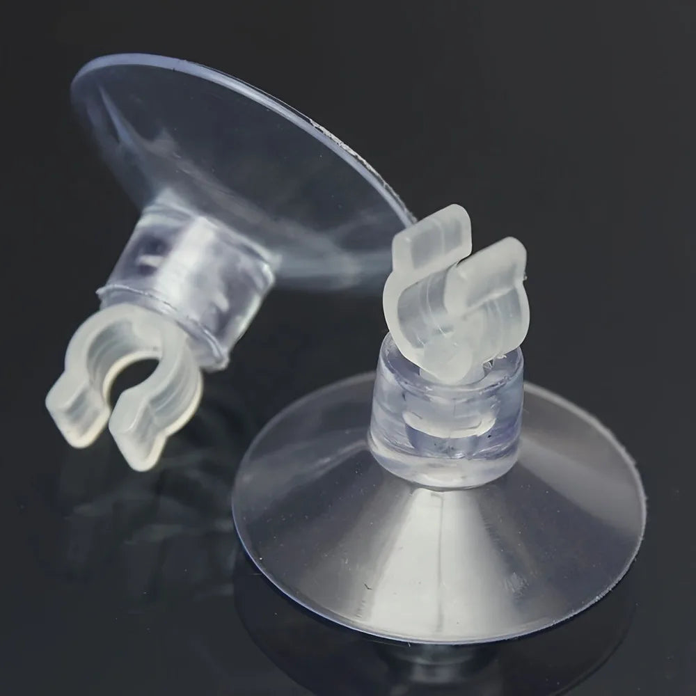 AquaGrip Set van 10 Rubberen Aquarium Zuignappen