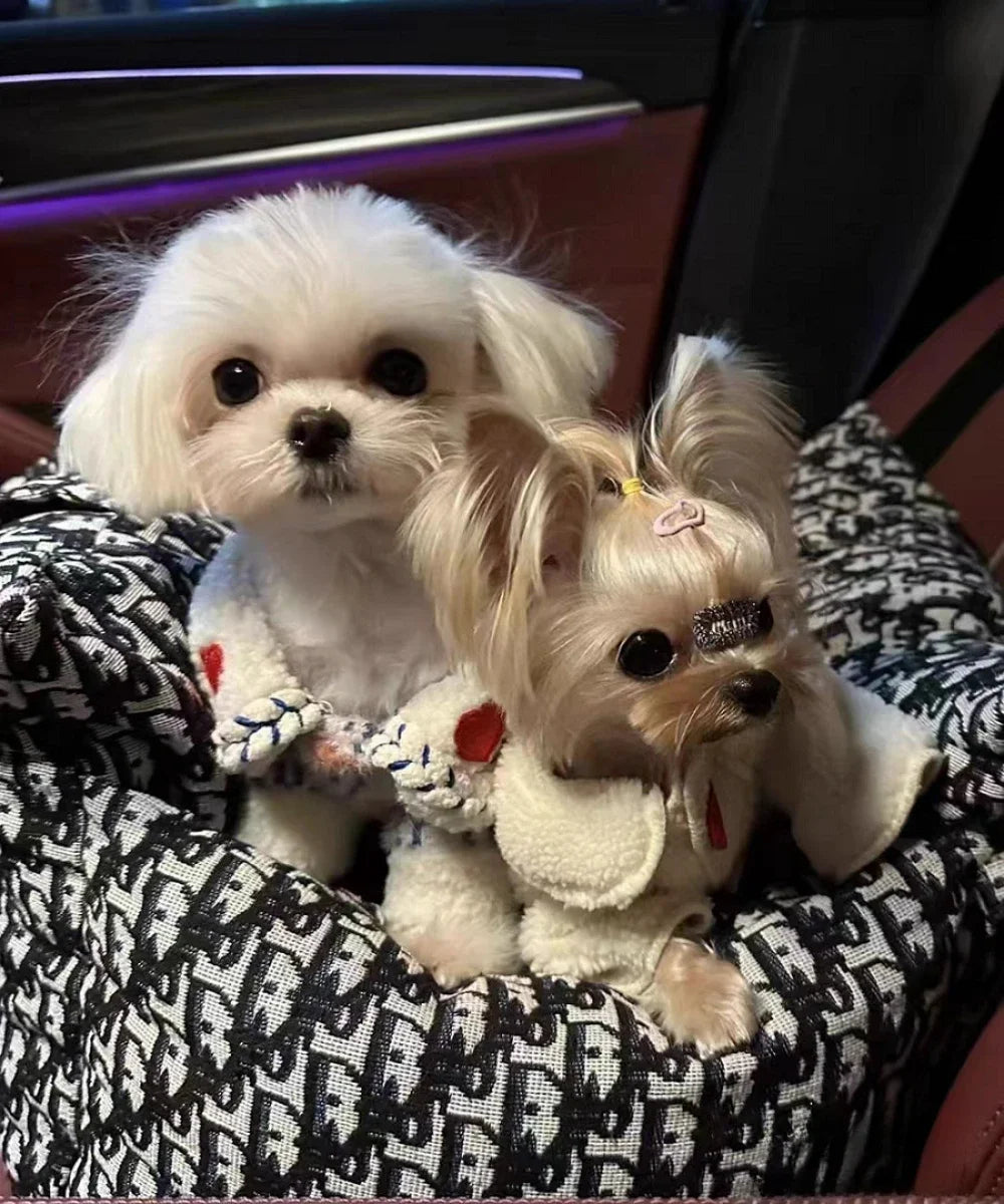 Dog Car Kennel – Afneembare en Wasbare Huisdierkennel voor Herfst & Winter