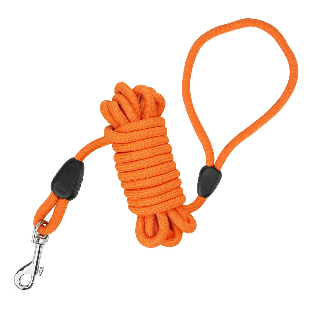 Lange Hondenriem 5M/10M van Polyester – Schuim Handvat, Meerkleurig