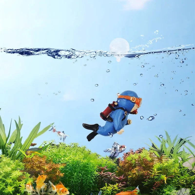 AquaFloat Drijvende Duiker Aquarium Decoratie