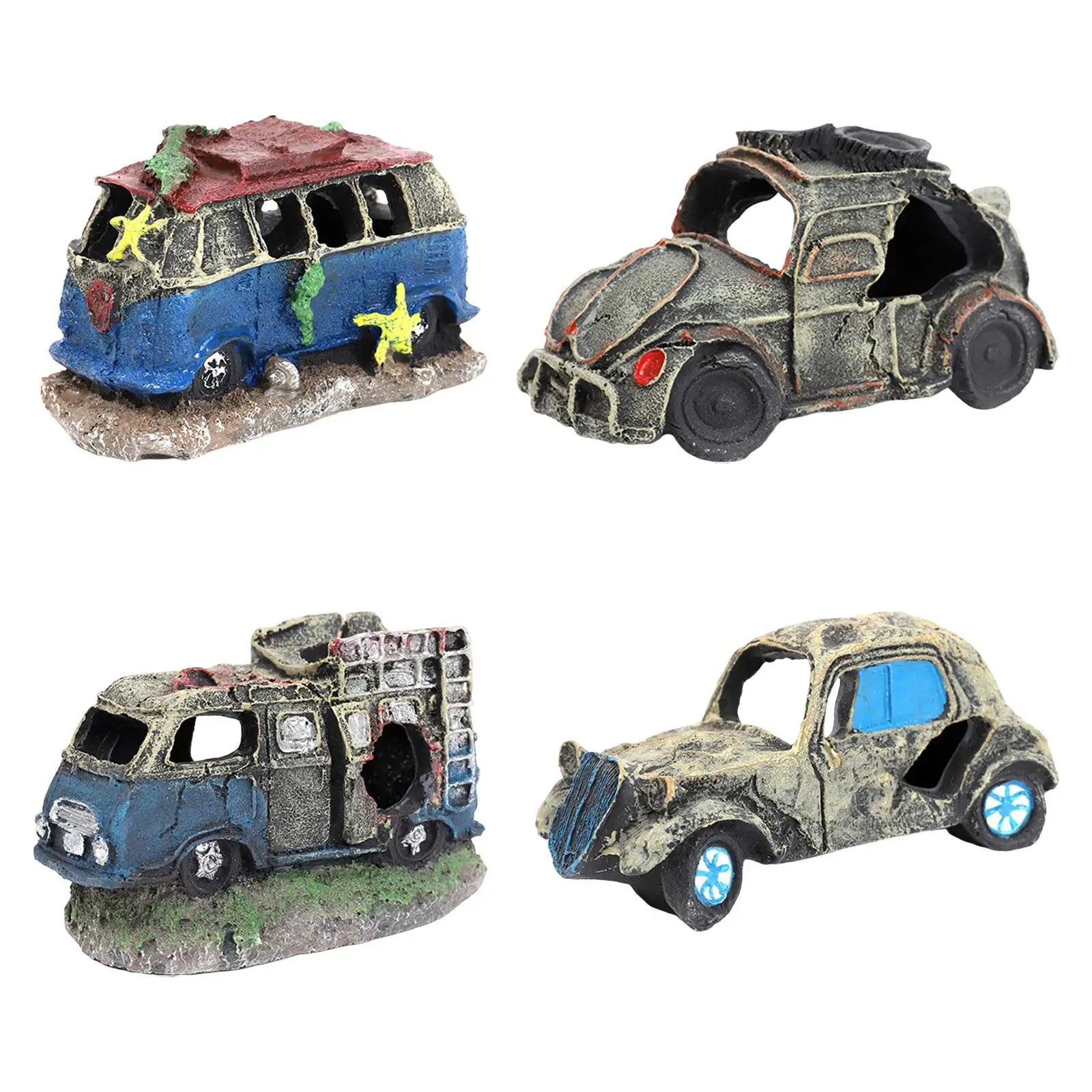 Decoratie van een visschuilplaats voor een autowrak