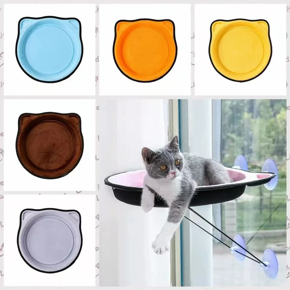 Kattenraamhangmat Fluweel & IJzer – 15 kg draagkracht – Wasbare hoes