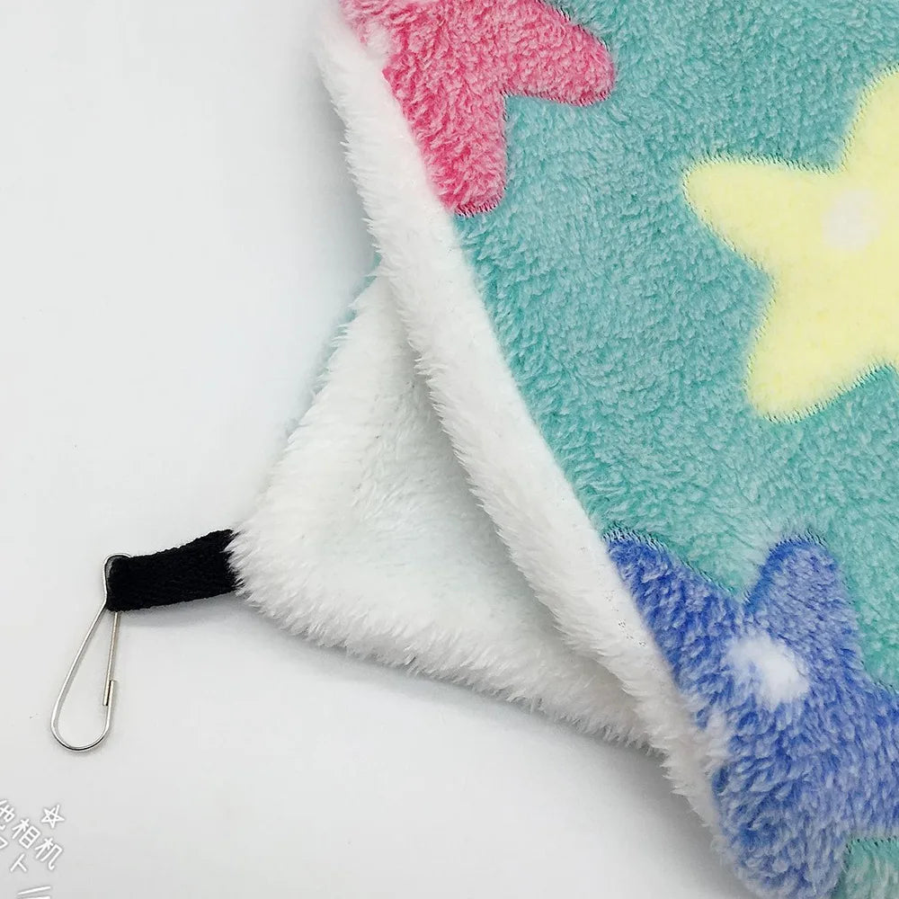 SnuggleNest Dubbele Pluche Knaagdier Hangmat