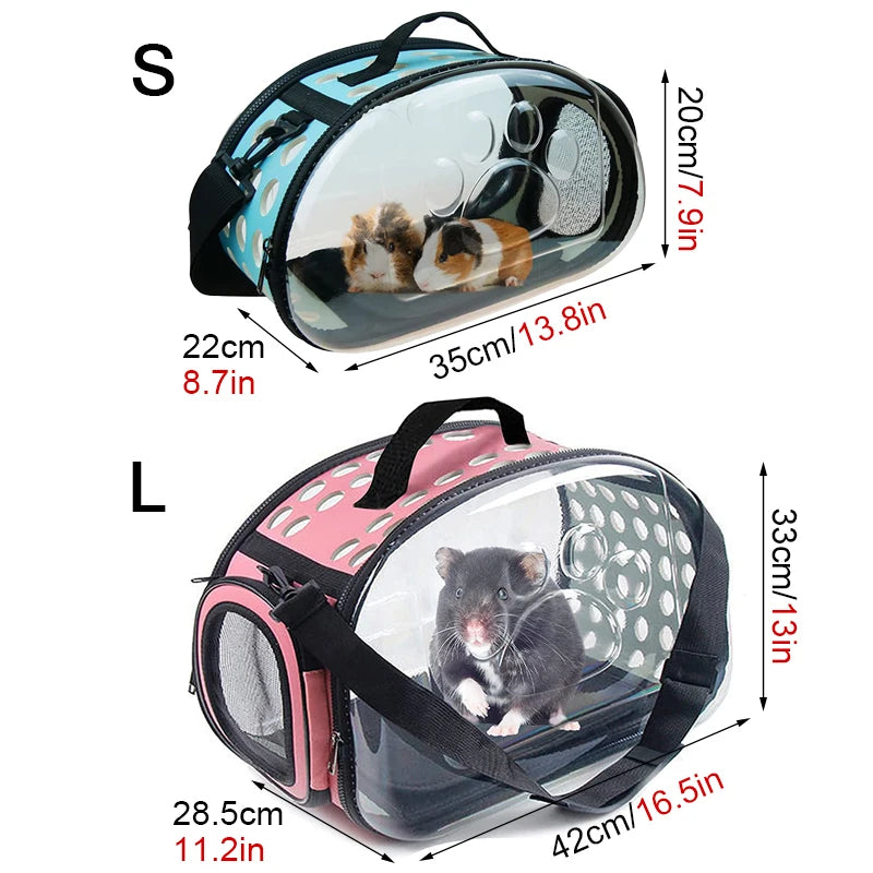 Transparante Huisdierenrugzak PVC/EVA – Ademende Draagtas