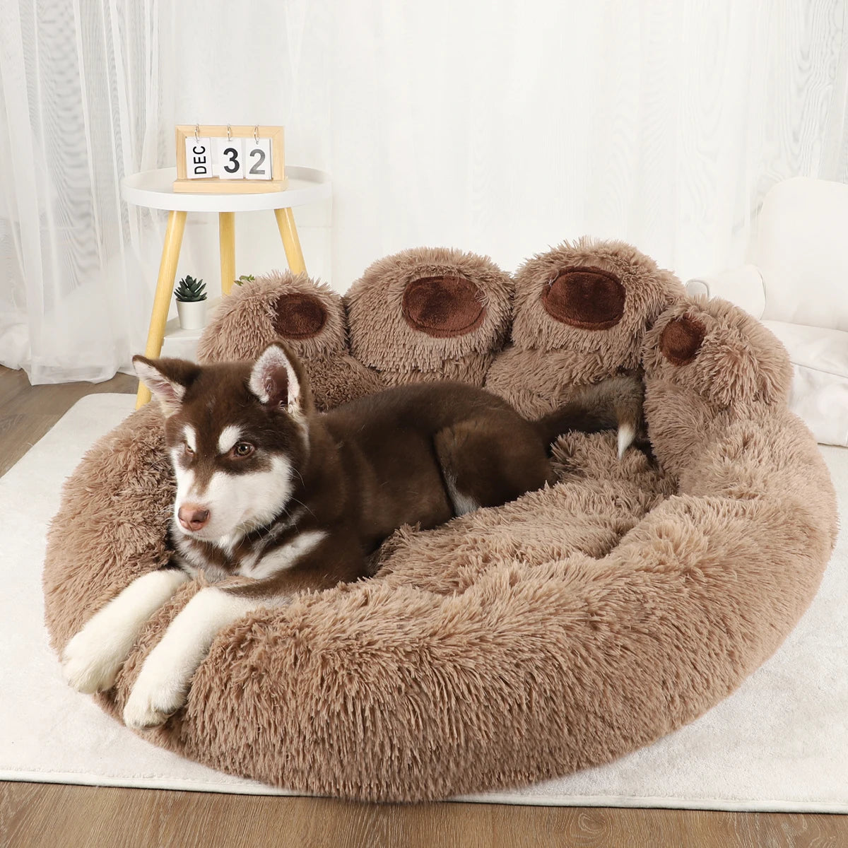 Fluffy Hondenmand – Zachte Wasbare Mand voor Hond of Kat