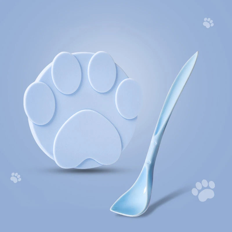 SEALIFY 2-in-1 Siliconen Blikdeksel & Voerschep – Voor Hond & Kat