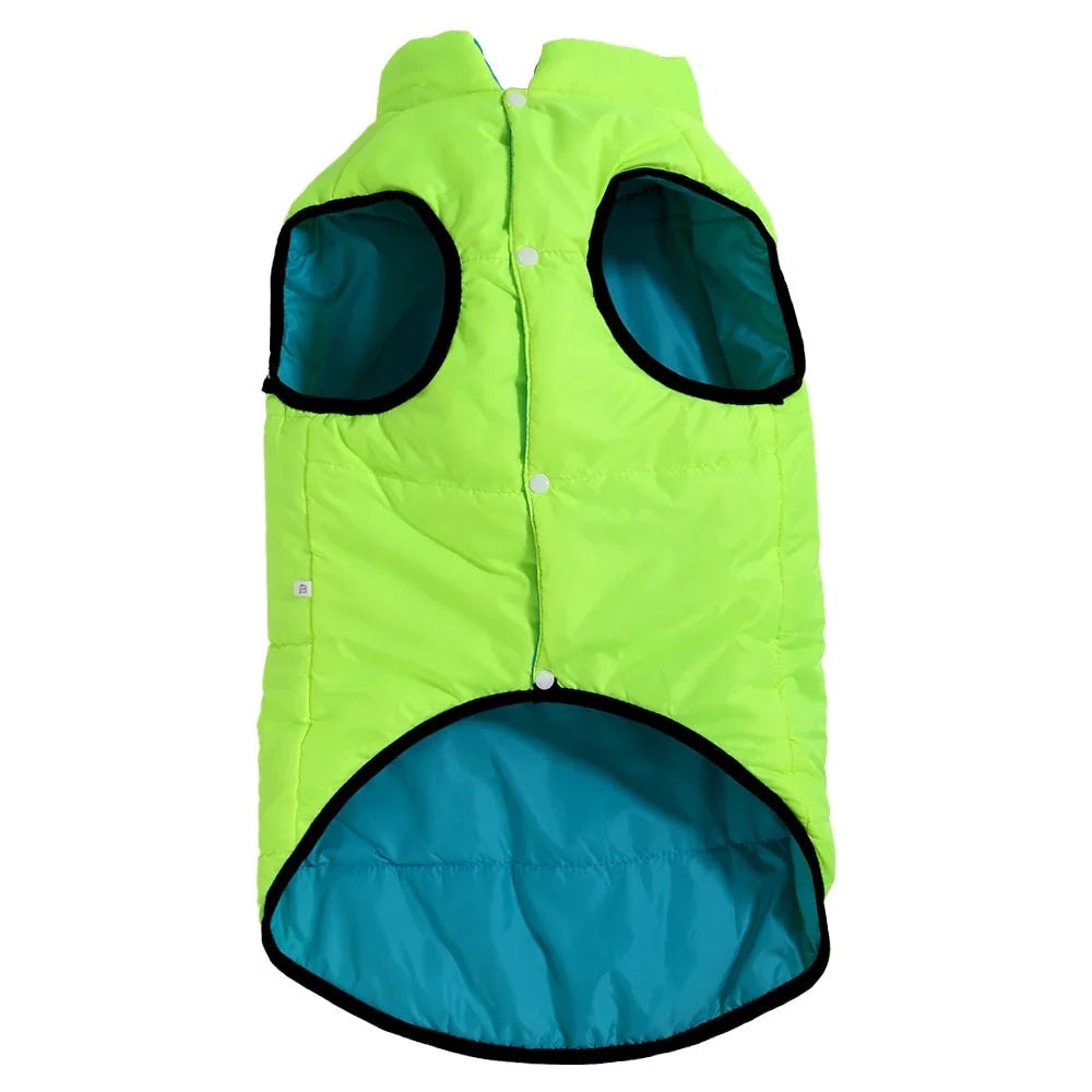 ThermoPaws DuoShield – Omkeerbare Winterjas met Riemopening voor Honden & Katten