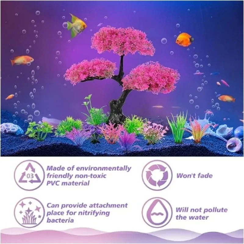 Aquarium plastic plantendecoratie