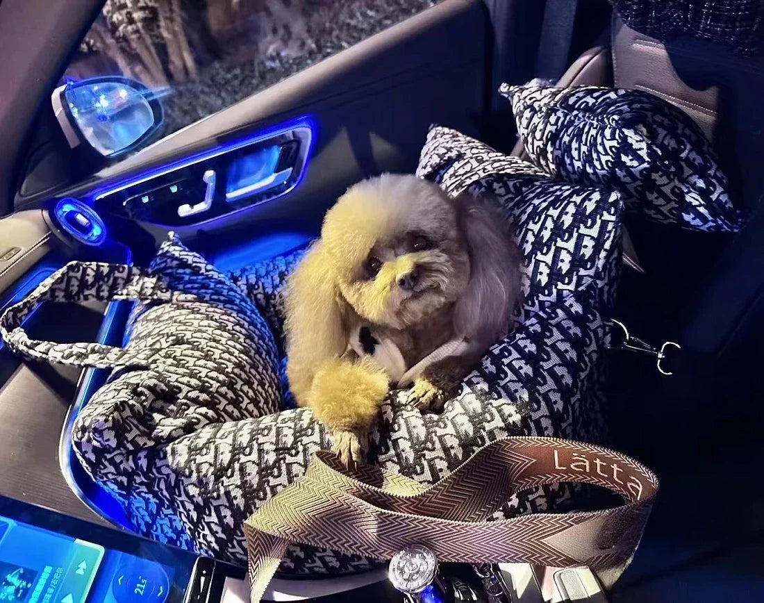 Dog Car Kennel – Afneembare en Wasbare Huisdierkennel voor Herfst & Winter