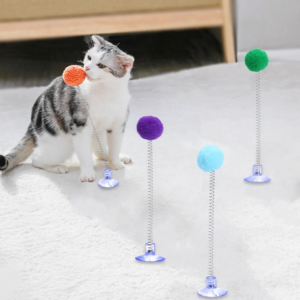 Fur Ball Spring Katten Speelgoed