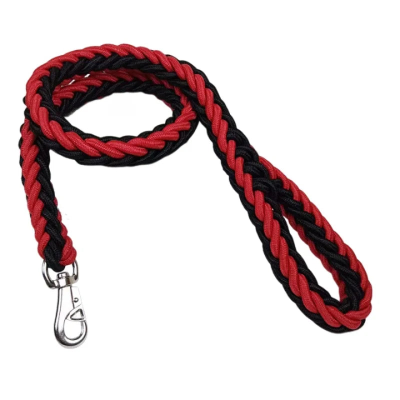 Sterke Nylon Hondenriem 115cm – Gevlochten voor Grote Honden