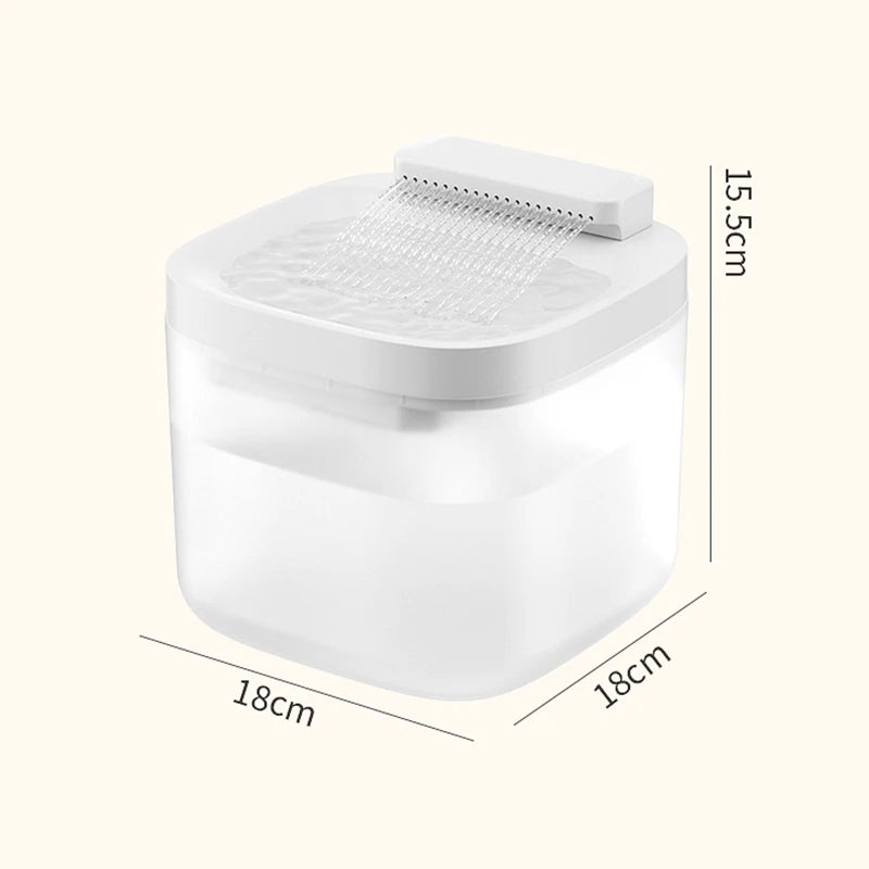 Automatische Kattenfontein 3L – Stil, ABS, met 4-traps Filtersysteem