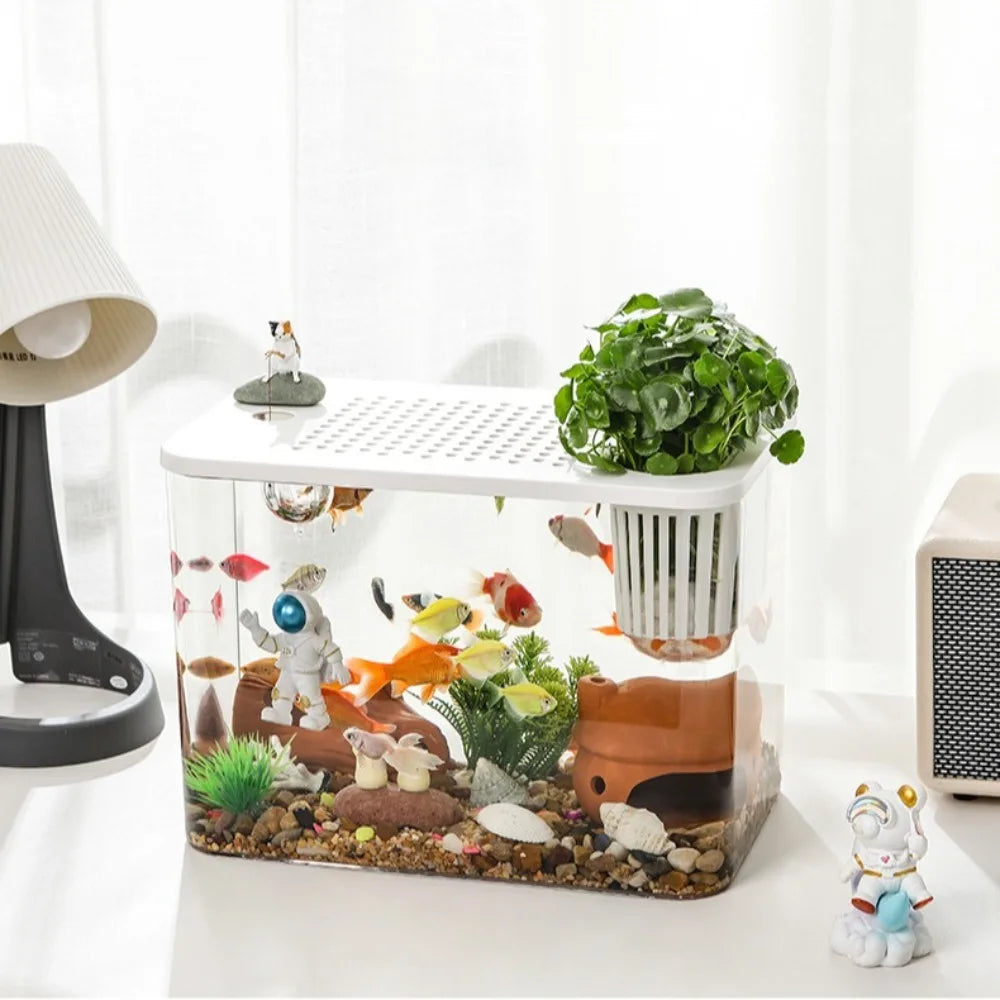 AquaView PET+ABS Aquarium met Deksel