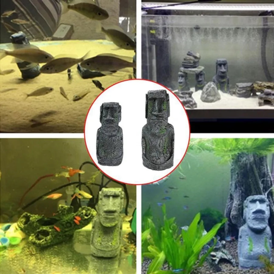 Standbeeld van het Paaseiland Aquarium
