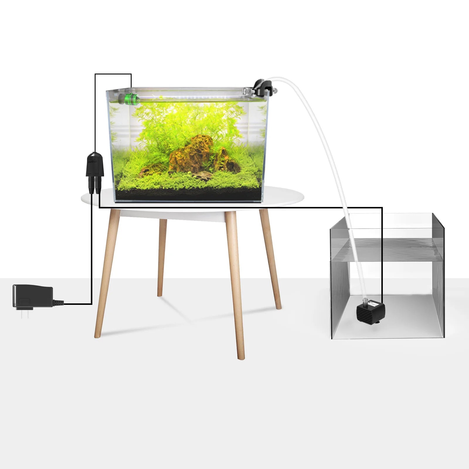Automatisch aquarium bijvulsysteem 12V – ATO sensor – 74 GPH pomp