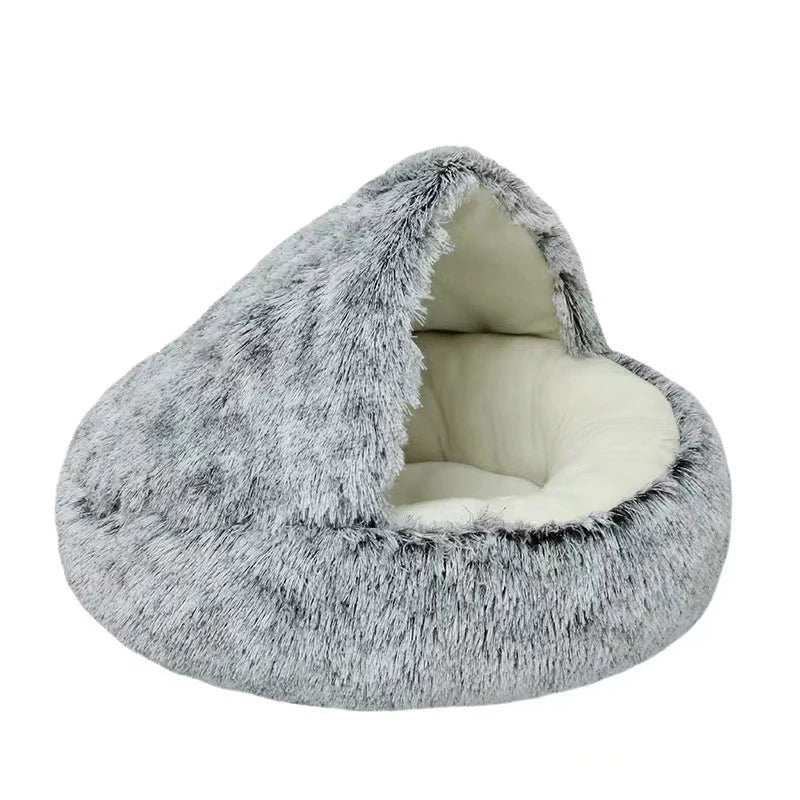 Pluche Kattenmand Ø40cm – Zachte Warmtebed voor Kat of Kleine Hond