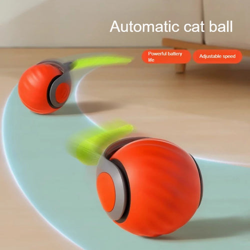 Interactieve Kattenbal met Neptail – USB-oplaadbaar Silicone Speelgoed