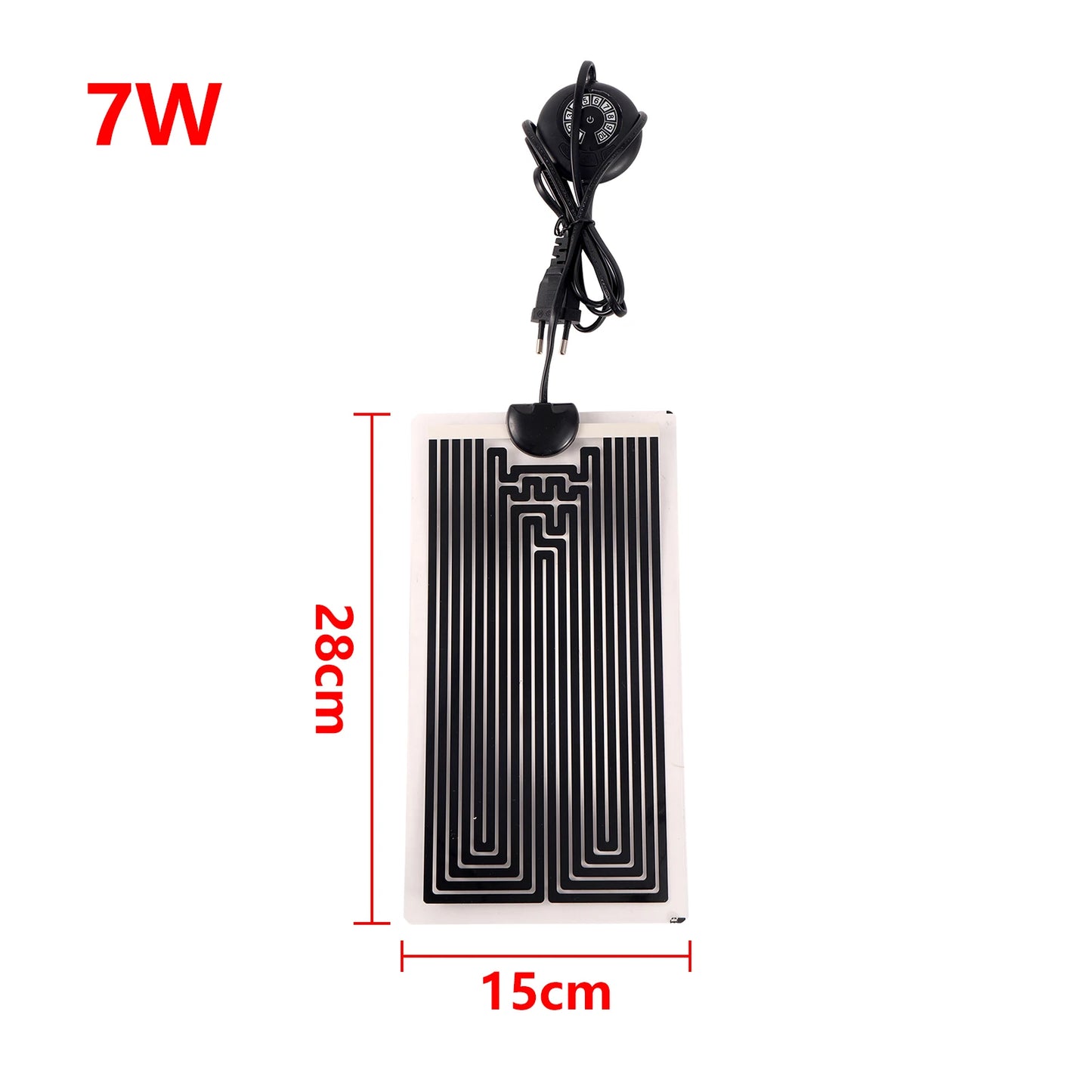 Verwarmingsmat met regelbare temperatuur