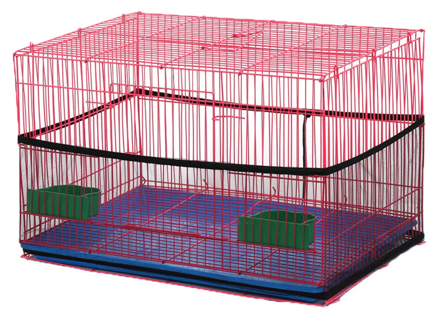 Rekbaar zaadvangnet vogelkooi – ademend mesh