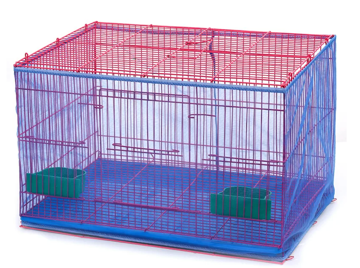 Rekbaar zaadvangnet vogelkooi – ademend mesh