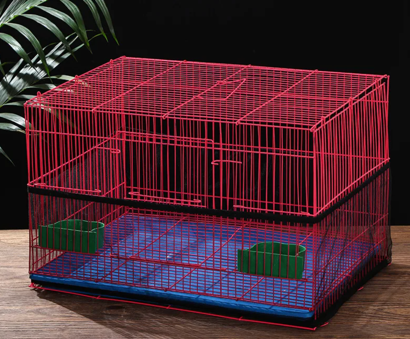 Rekbaar zaadvangnet vogelkooi – ademend mesh