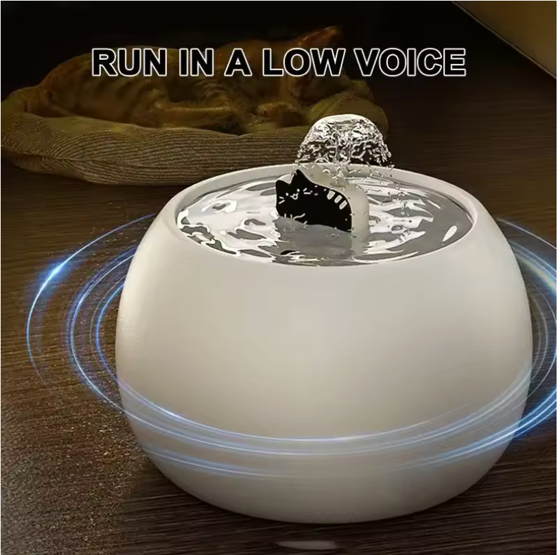 Keramische Kattenfontein – Stil, USB, 5-voudige Filter