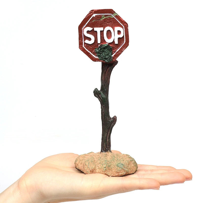 Waarschuwingsbord voor kunstmatige haaien