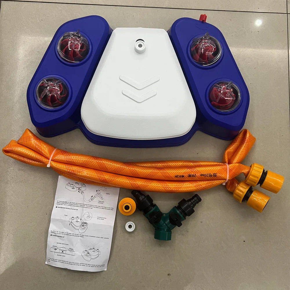 AquaPaws Hondenwatersproeier – Interactief Speels & Verfrissend Waterspeelgoed met Stapfunctie