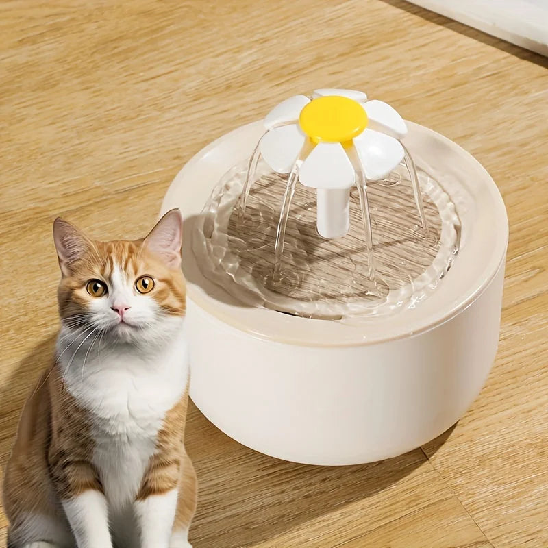 USB Kattenfontein 1L – Stille Drinkfontein met Filter voor Huisdieren