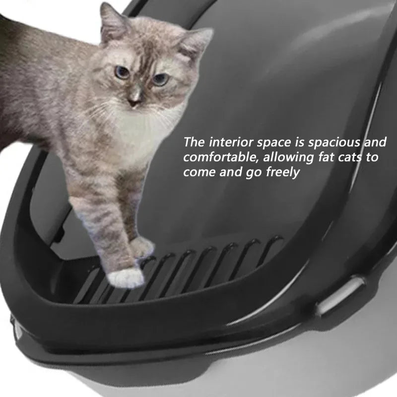 Semi-gesloten Kattenbak